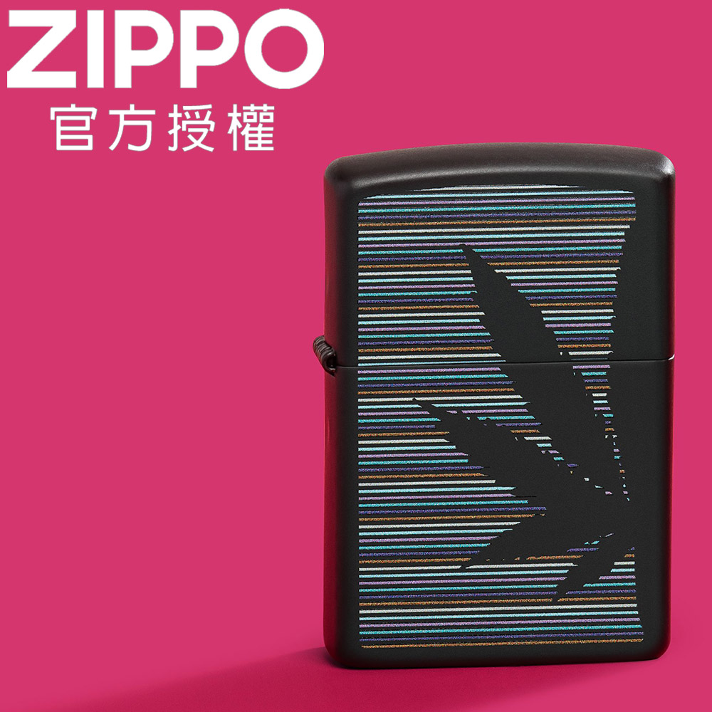 ZIPPO Cannabis Design 黑色大麻設計防風打火機