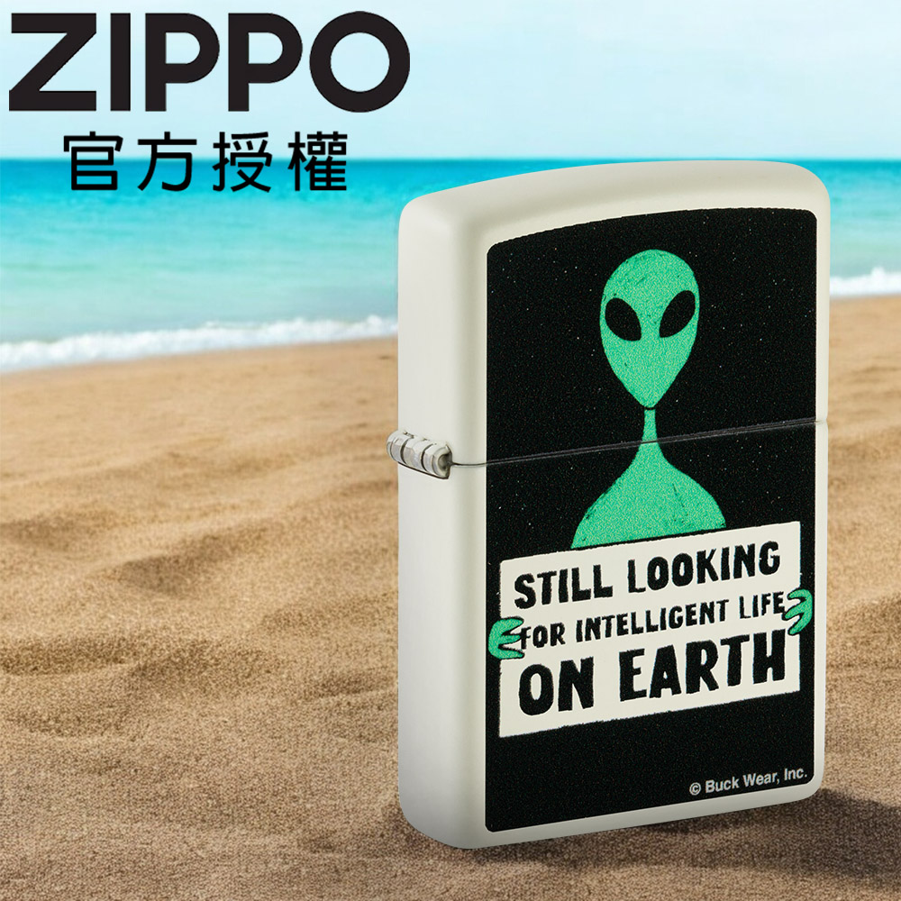 ZIPPO Buck Wear-Still looking for intelligent life on Earth 外星訴求防風打火機