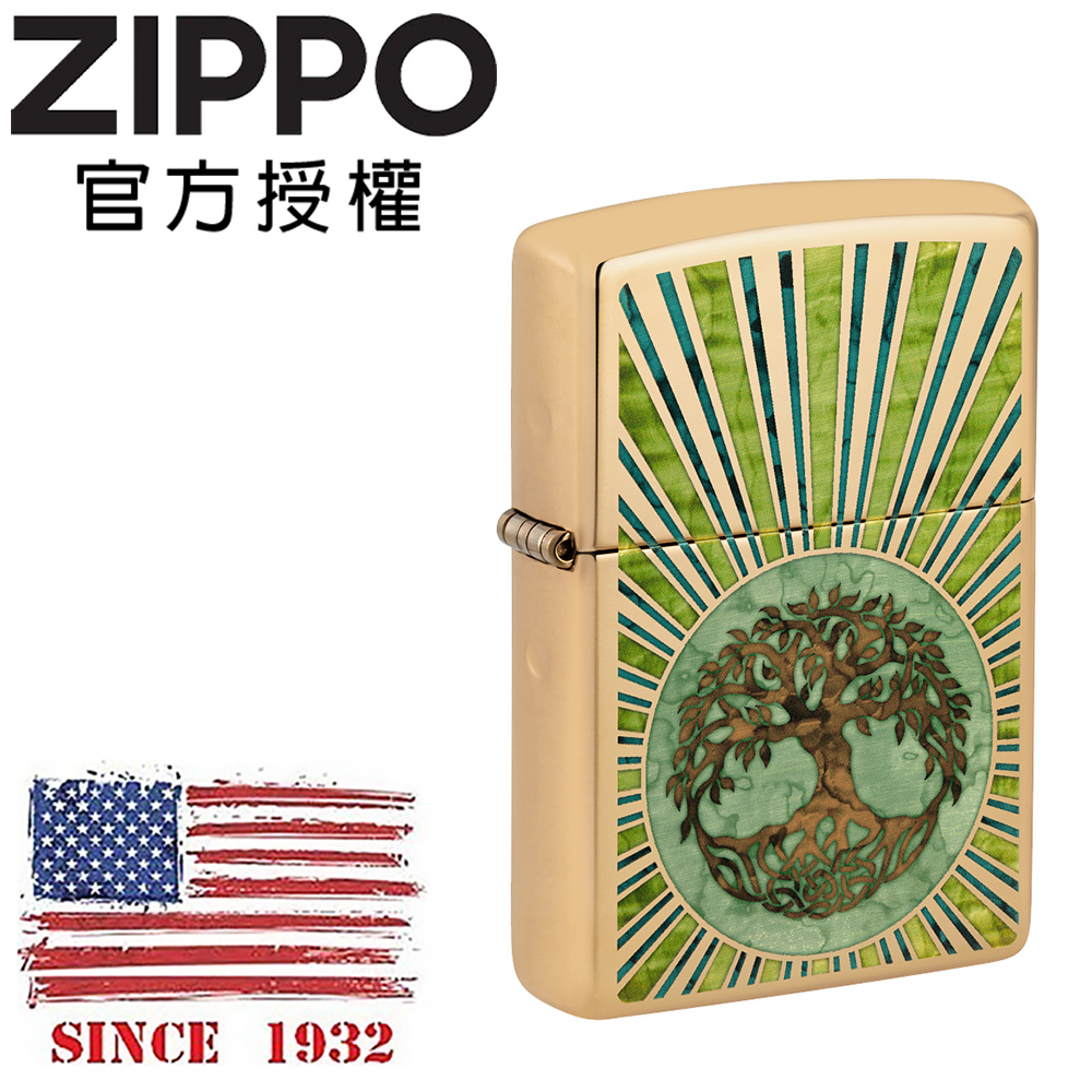 ZIPPO Spiritual Design 靈魂之樹防風打火機