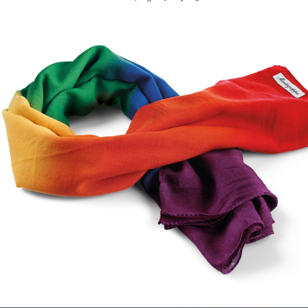 Montegrappa 彩虹絲巾