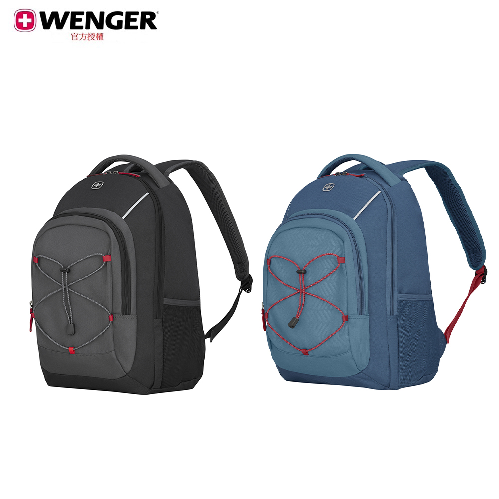 WENGER 威戈 Mars 16吋 電腦後揹包 黑/淺藍 611987/611988