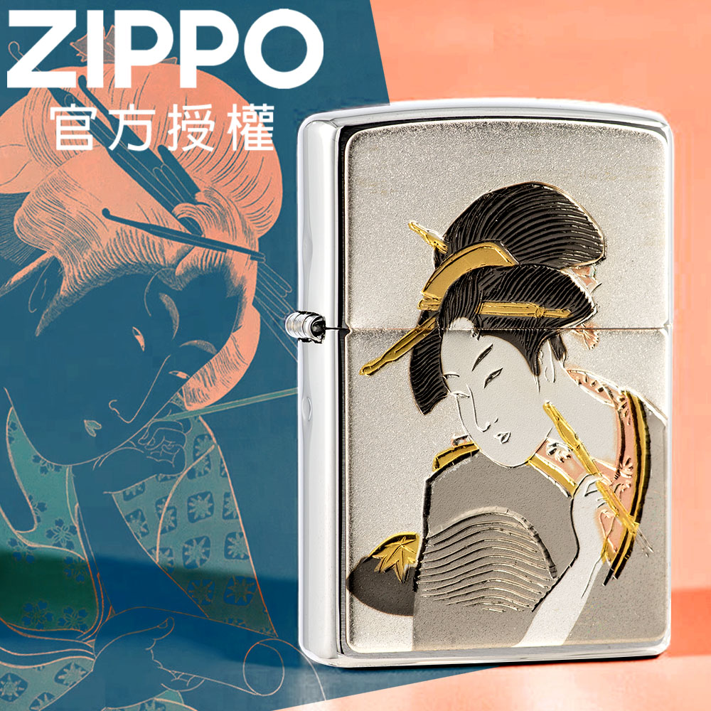 ZIPPO Japanese traditional design UKIYOE 日本傳統風格-浮世繪防風打火機