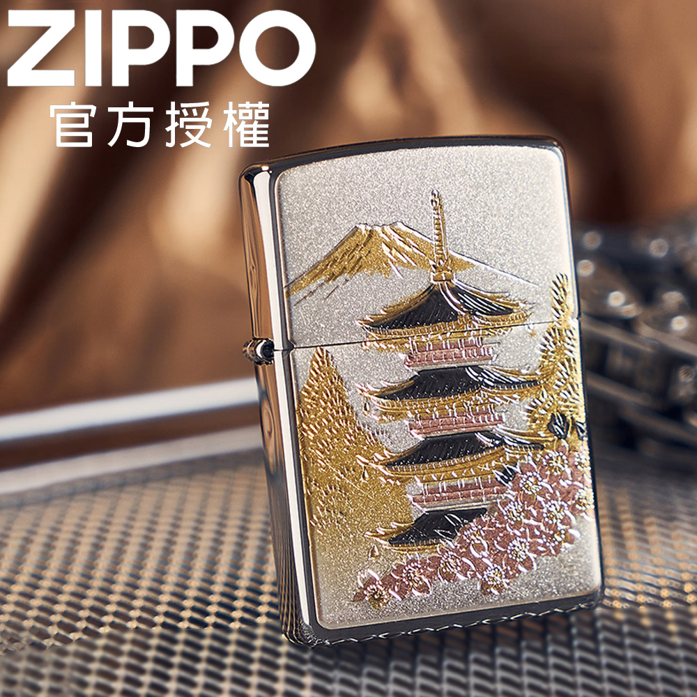 ZIPPO Japanese traditional design GOJYUNOTO 日本傳統風格-五重塔防風打火機