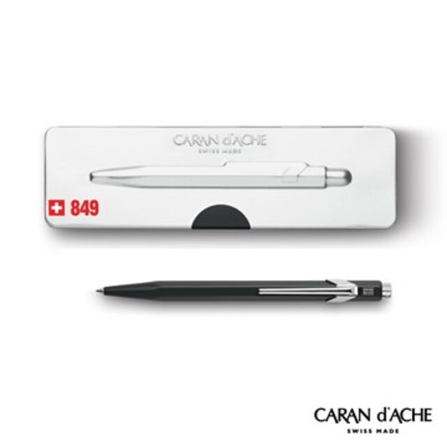 CARAN d’ACHE 卡達 - Office│line 849系列 Pop黑 原子筆