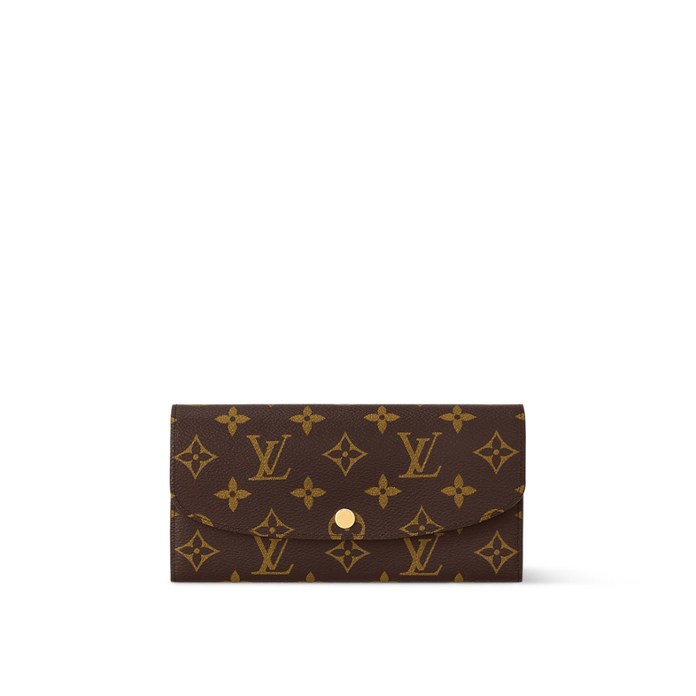 Louis Vuitton 路易威登 LV 路易威登 Emilie 新版經典老花釦式薄長夾/手拿包 M60697