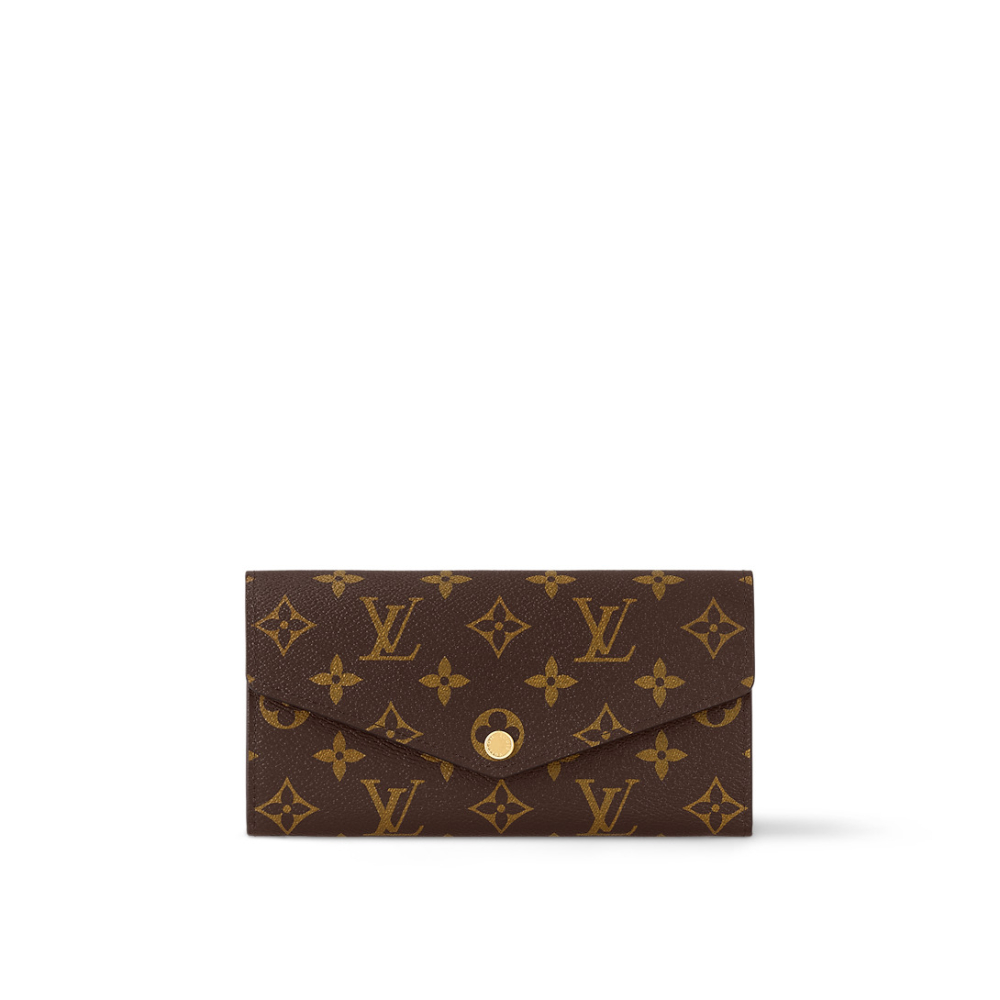 Louis Vuitton 路易威登 Sarah 新版經典老花釦式長夾/手拿包  M62236