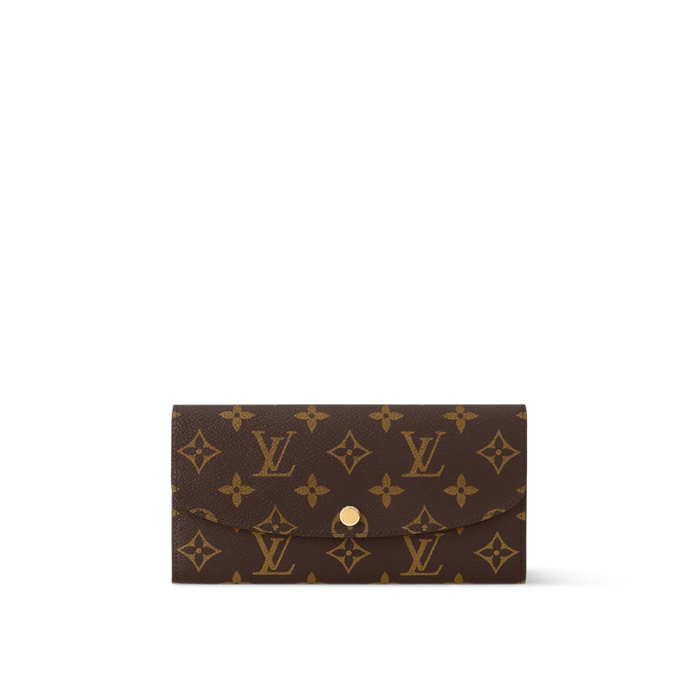 Louis Vuitton 路易威登 LV 路易威登 Emilie 新版經典老花釦式薄長夾/手拿包 M61289