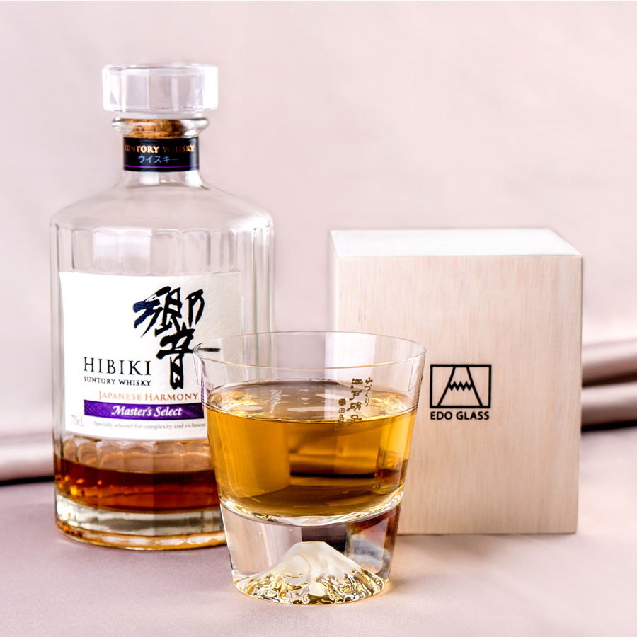 【田島硝子】日本手工吹製威士忌富士山杯 TG15-015-R