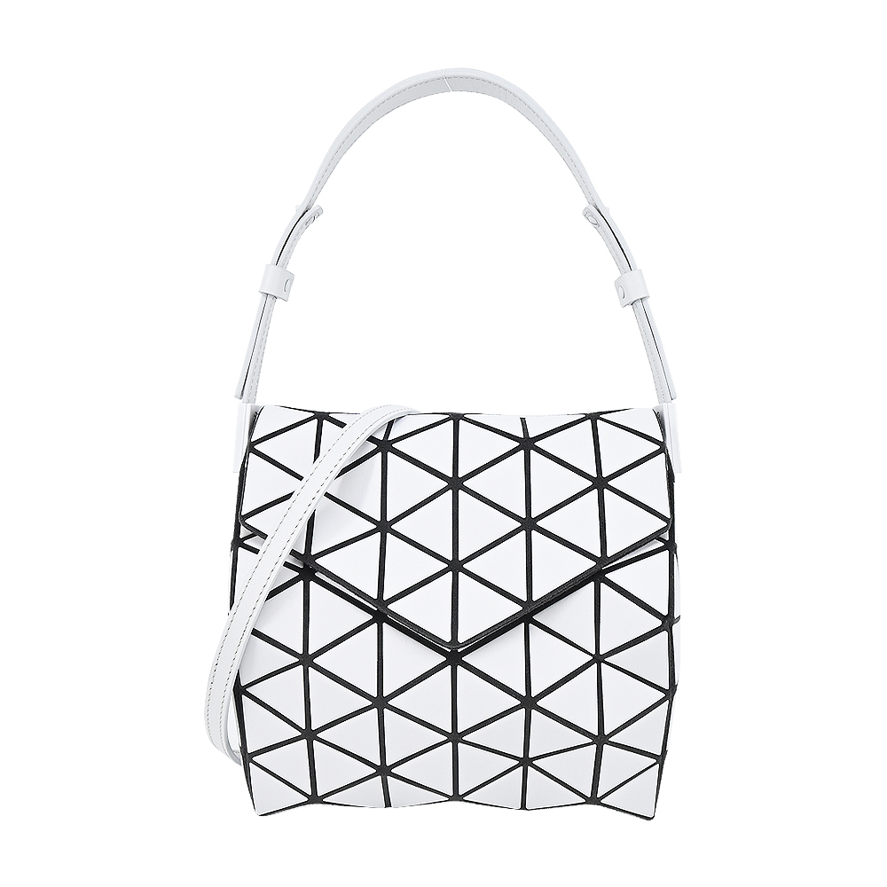 ISSEY MIYAKE 三宅一生 BAOBAO TORSO 霧面信封肩背/斜揹包-淺灰