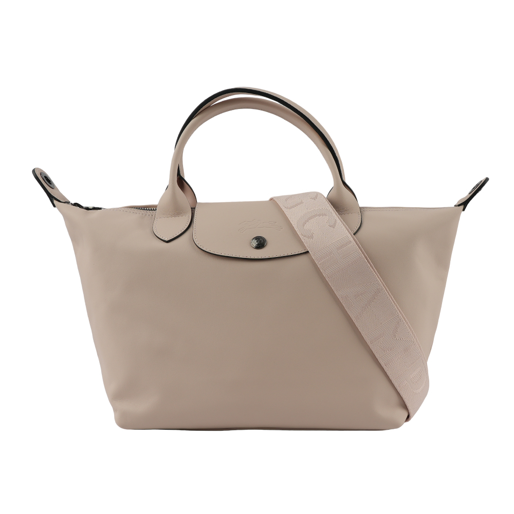 LONGCHAMP S號小牛皮Le Pliage Xtra 二用折疊包(裸膚色) L1512 987 542