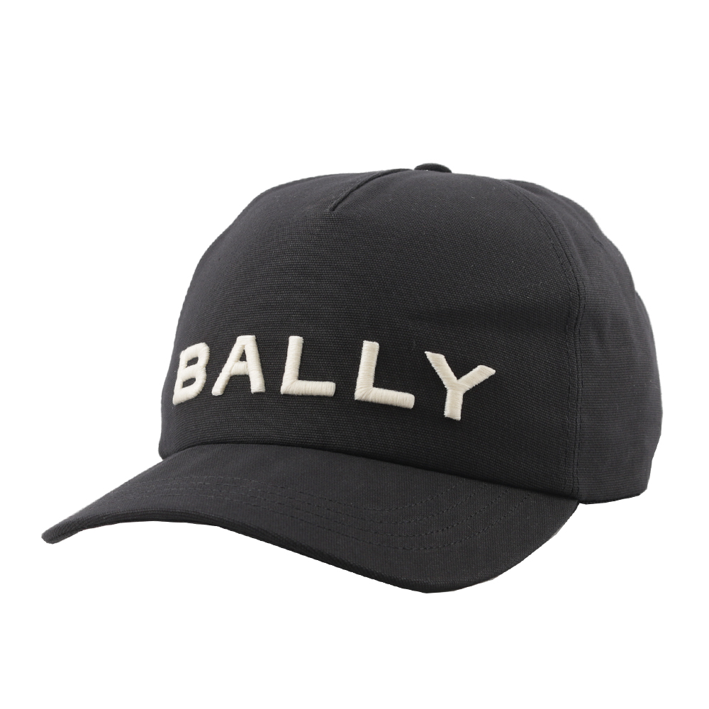 BALLY Logo 棉質棒球帽(黑色)(60) 6305126