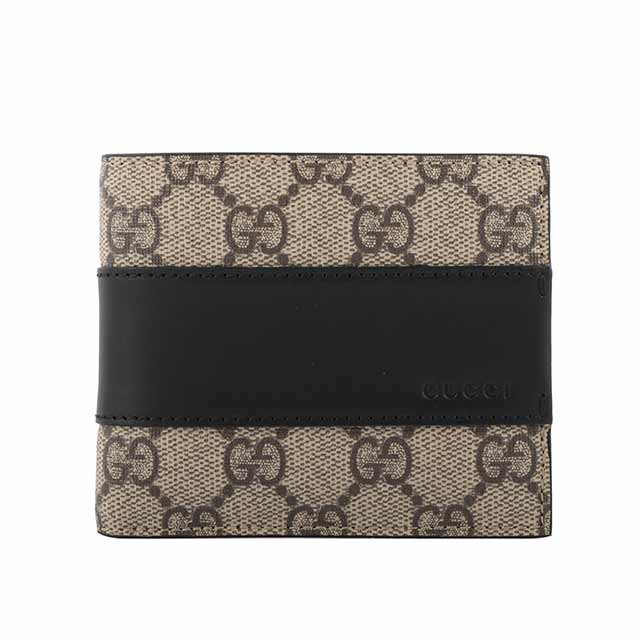 GUCCI GG Supreme 8卡對開短夾(咖啡) 451240 KGDHN 9769