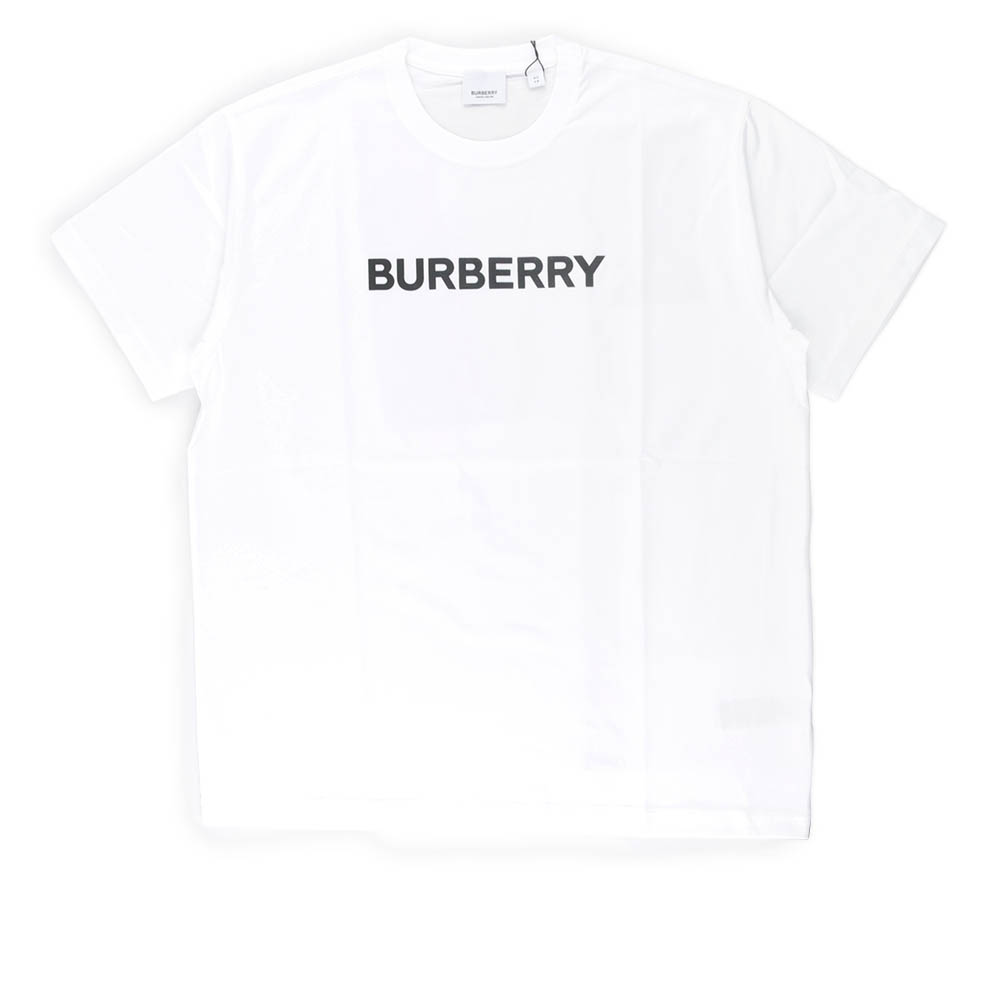 BURBERRY 徽標印花棉質Oversized T-Shirt XS/S/M (白色) 8055309