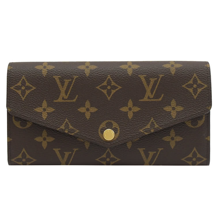Louis Vuitton LV M60531 新版熱銷款經典花紋扣式長夾 M61734發財包改版 現貨