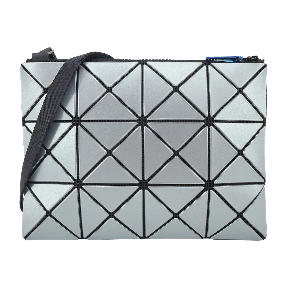 ISSEY MIYAKE 三宅一生 BAOBAO LUCENT系列3X4金屬感小斜背-淺藍