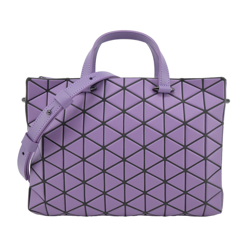 ISSEY MIYAKE 三宅一生 BAOBAO TONNEAU MATTE 斜揹包-淺紫色