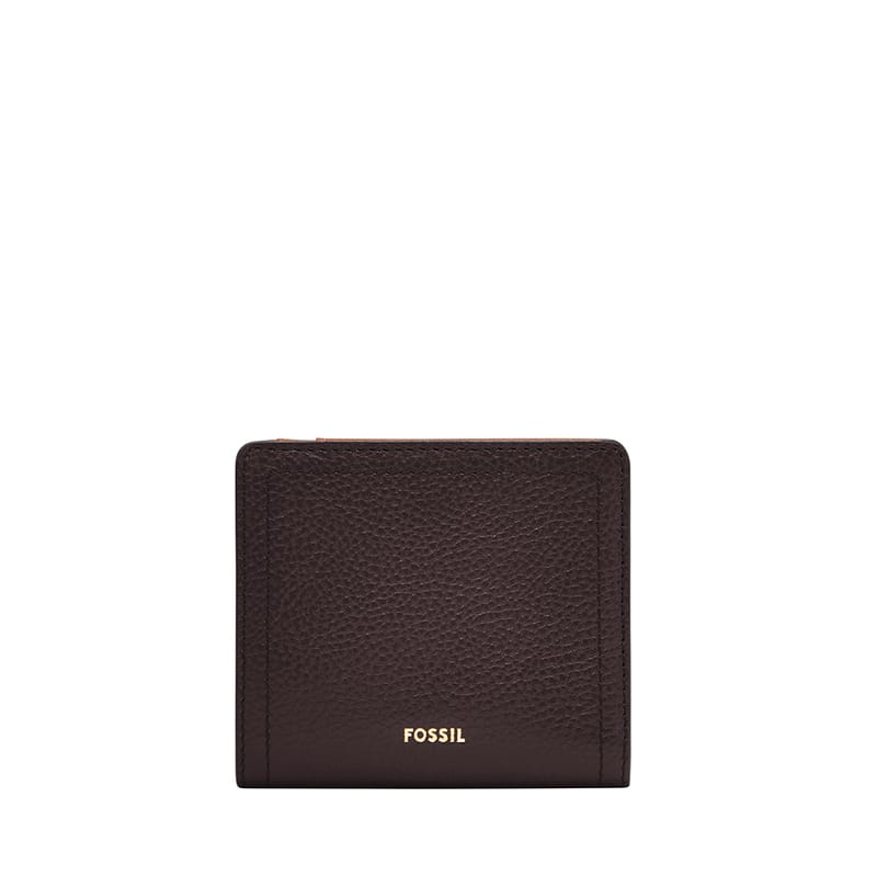 【FOSSIL】Leon 真皮證件格零錢袋皮夾女短夾- SL7829203