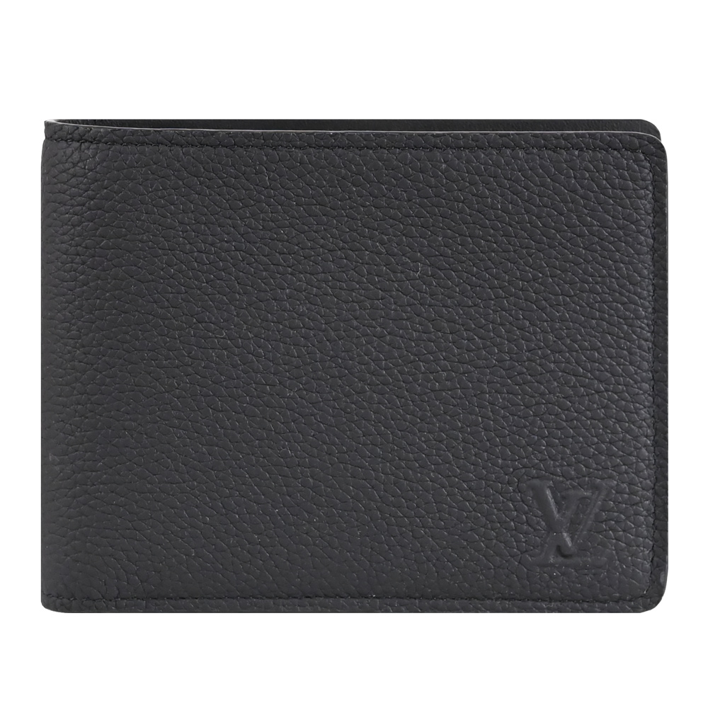 Louis Vuitton 路易威登 LV M25945 Multiple 粒面牛皮對開短夾.黑 現貨
