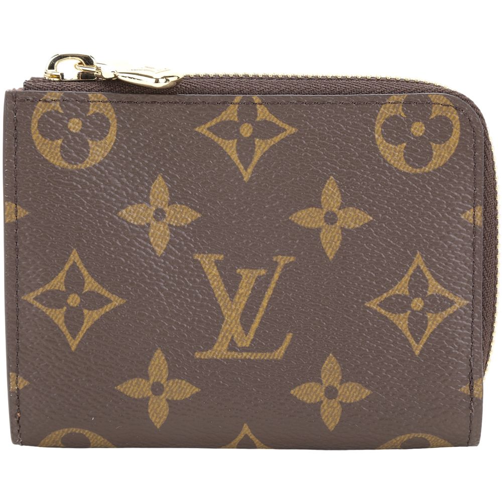 Louis Vuitton 路易威登 M83476 Noa L型老花拉鍊鈔層短夾(咖啡色)