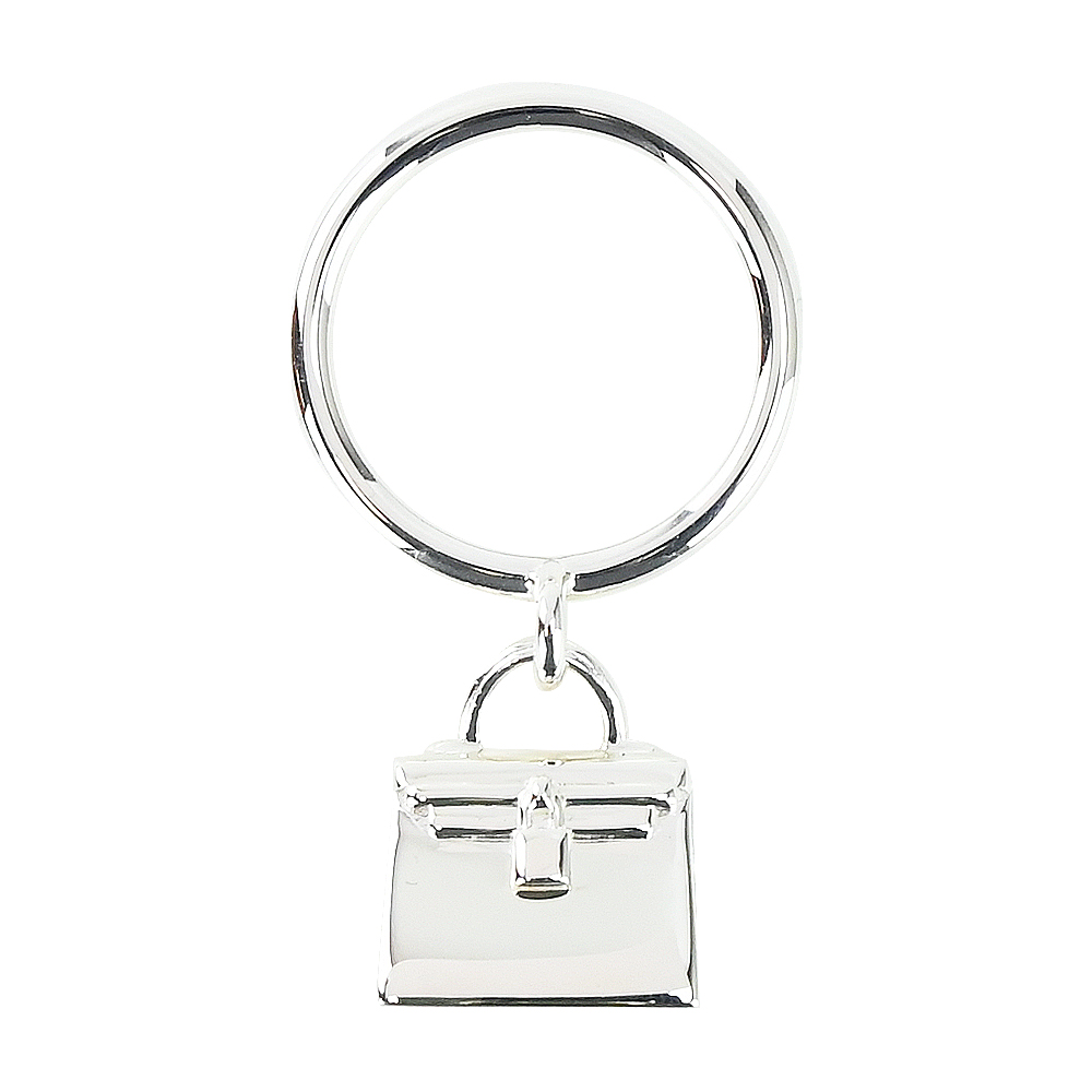 Hermes 愛馬仕 Amulettes Kelly 造型戒指(銀)