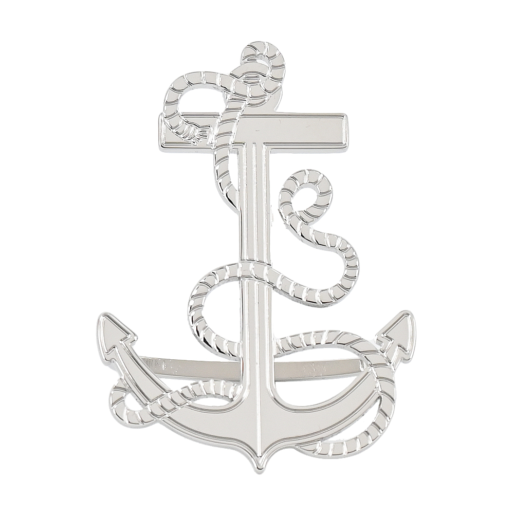 Hermes 愛馬仕 Ancre Marine 70鍍鈀黃銅絲巾環(鈀灰/適合70cm絲巾)