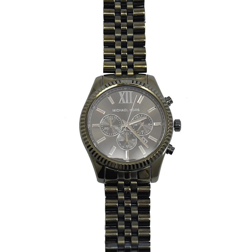 MICHAEL KORS MK8604 大款不鏽鋼腕錶.橄欖色