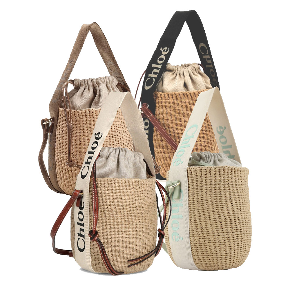 Chloe Woody Basket 草編水桶包(小號/任選)