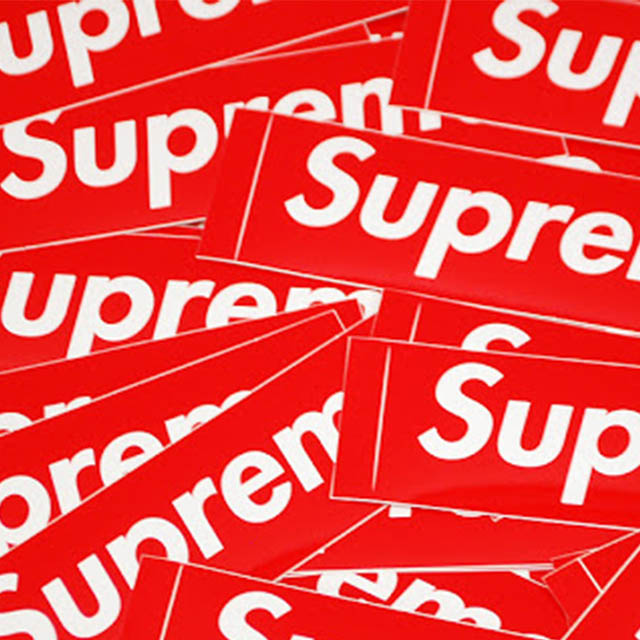 Supreme Box Logo Sticker 貼紙(3入一組)