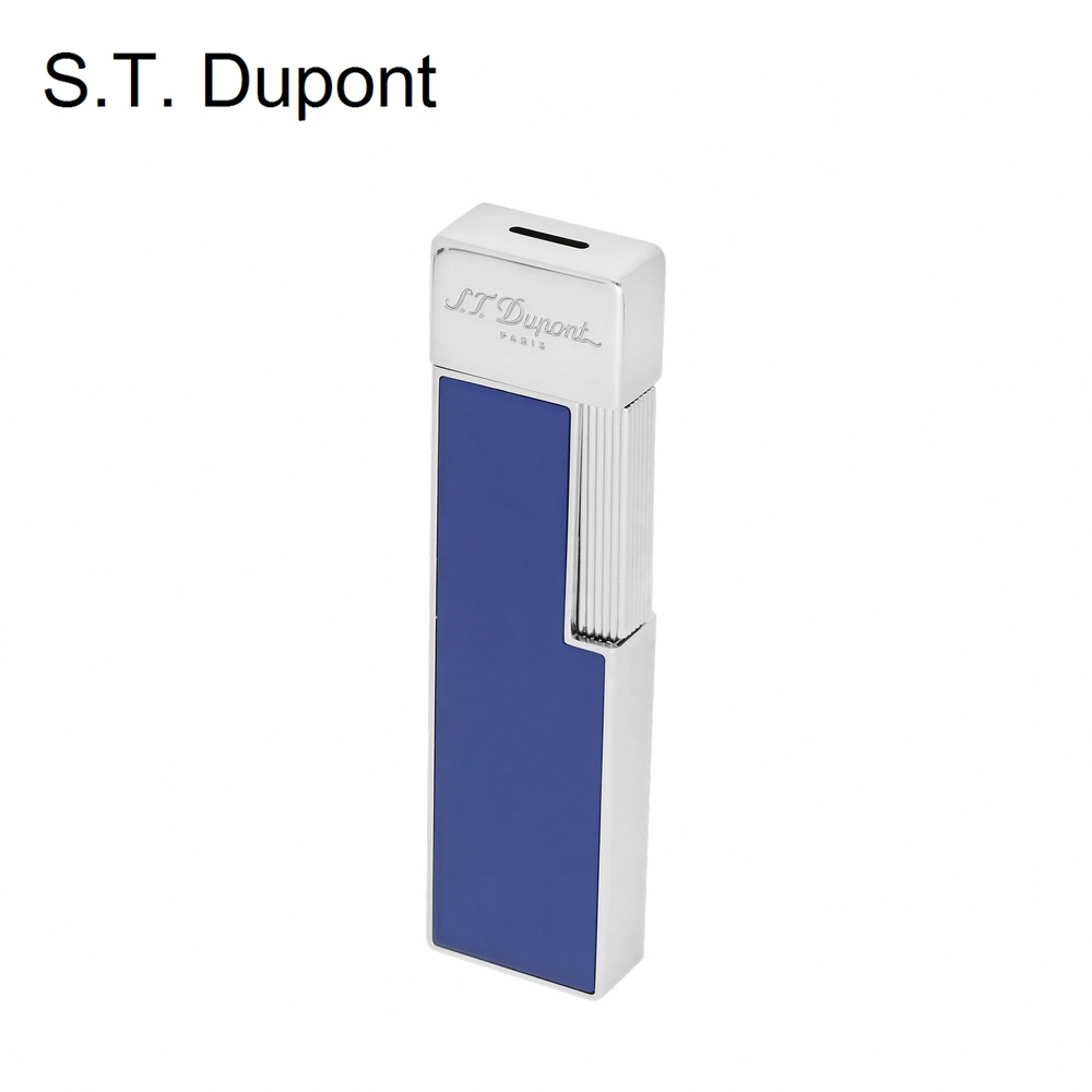 S.T.Dupont 都彭 打火機 Twiggy 藍/鉻 30005