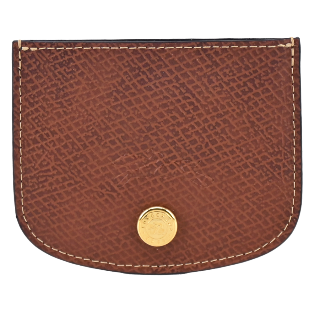 LONGCHAMP ÉPURE系列牛皮卡片夾(棕)