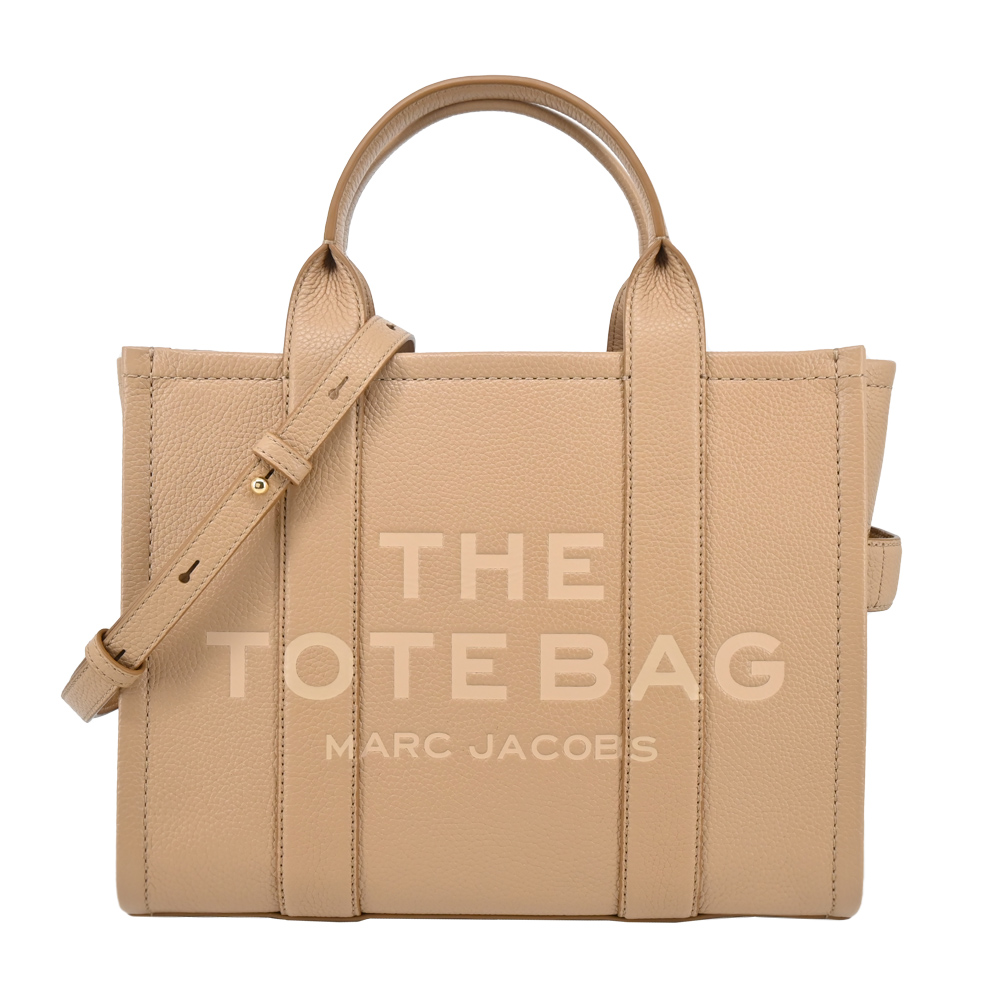 MARC JACOBS The Leather TOTE 皮革兩用托特包-小/駝