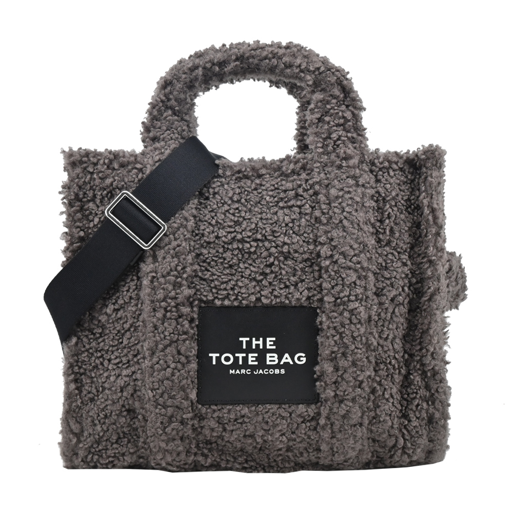 MARC JACOBS THE TEDDY MEDIUM TOTE泰迪兩用托特包-中/灰