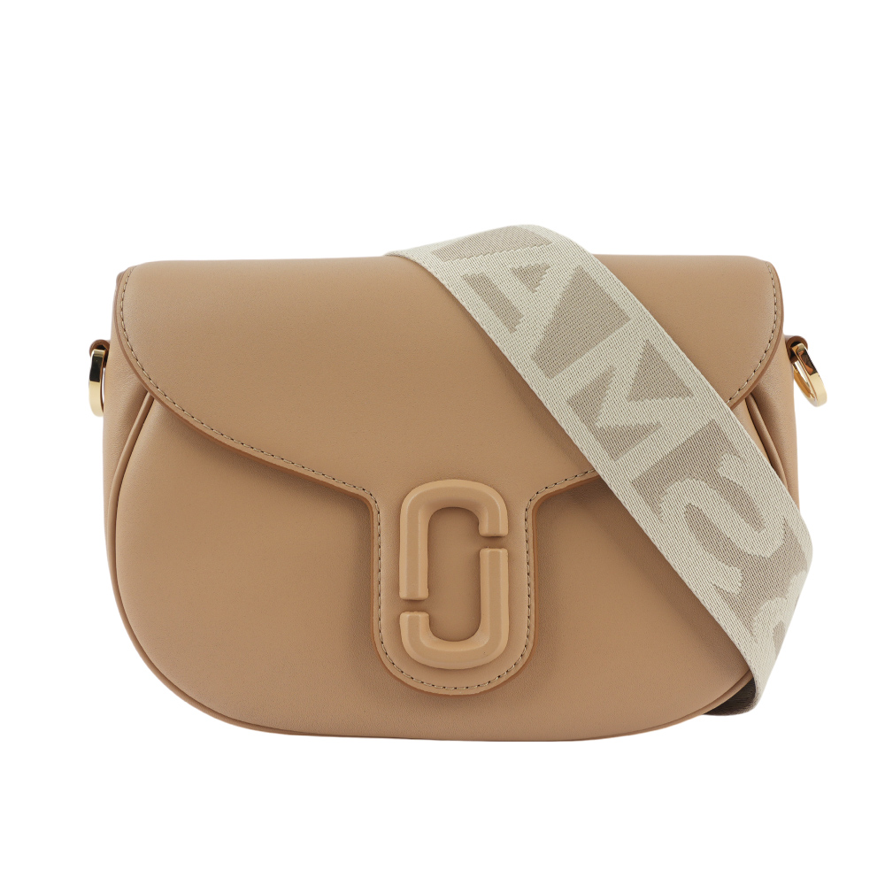 MARC JACOBS THE MESSENGER 翻蓋馬鞍斜揹包(駝色) 2S3HMS002H03 230