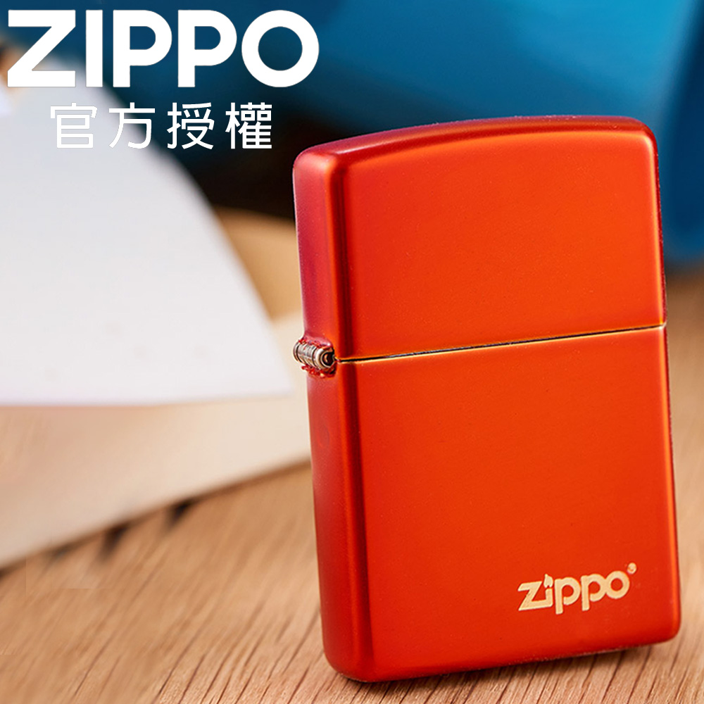 ZIPPO Classic Metallic Red Zippo Logo 金屬紅色防風打火機