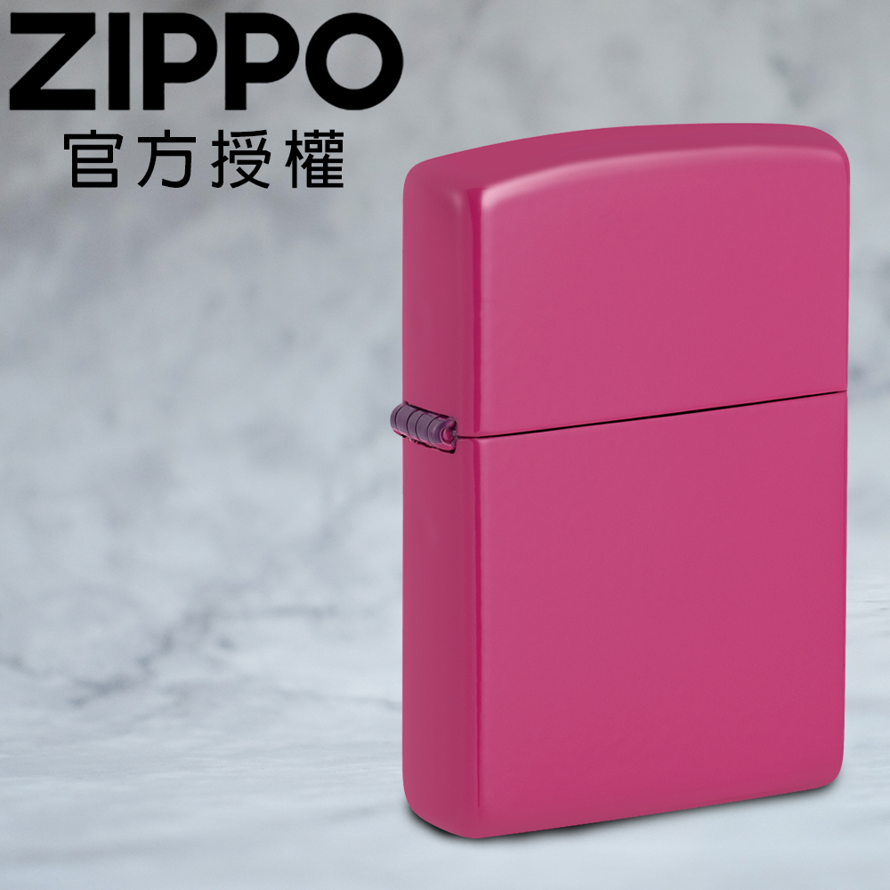 ZIPPO Classic Frequency 光譜粉色亮漆(素面)防風打火機