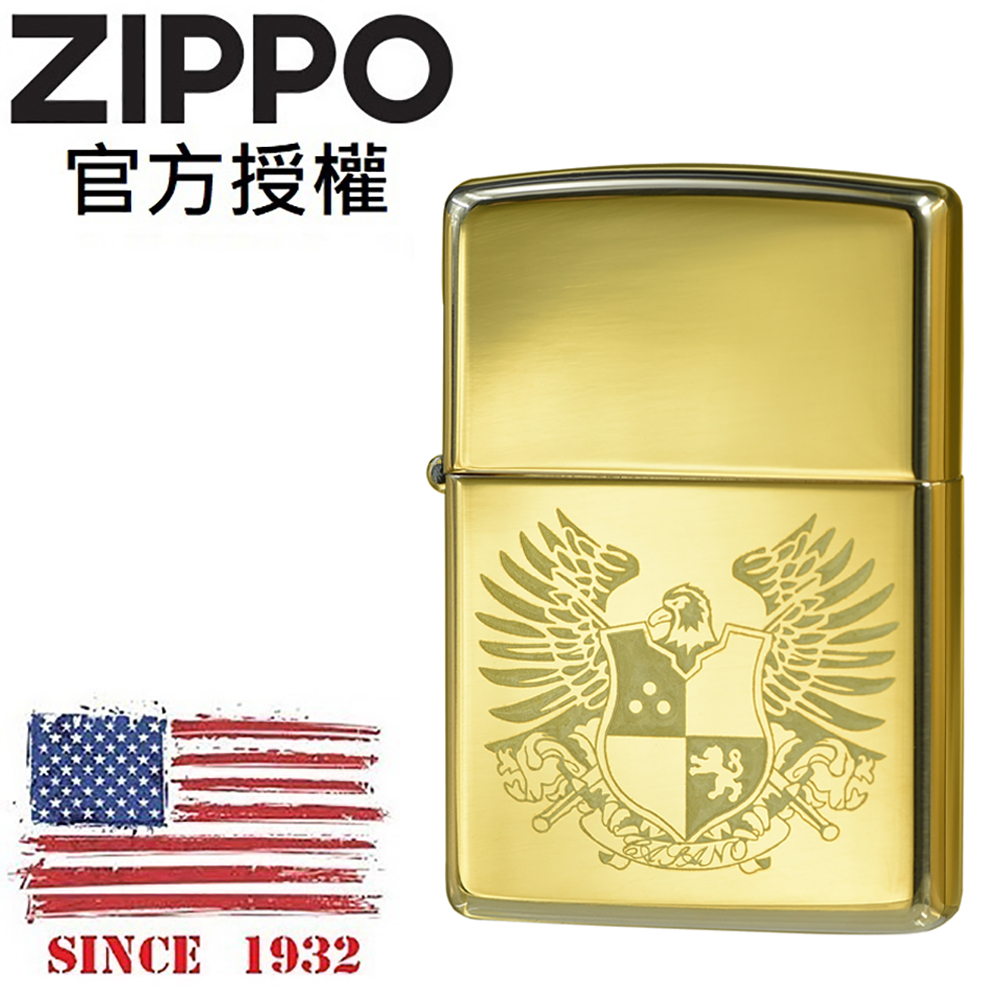 ZIPPO 黑道律師文森佐(黃銅鏡面)防風打火機