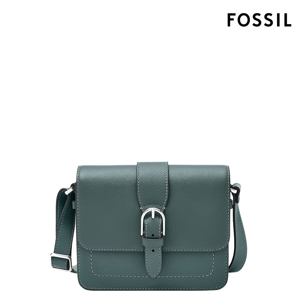 FOSSIL Zoey 翻蓋真皮斜揹包均一價