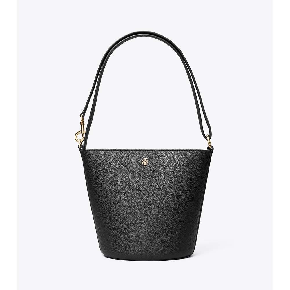 【Tory Burch】專櫃經典款 Blake系列防刮皮革側背/斜背水桶包
