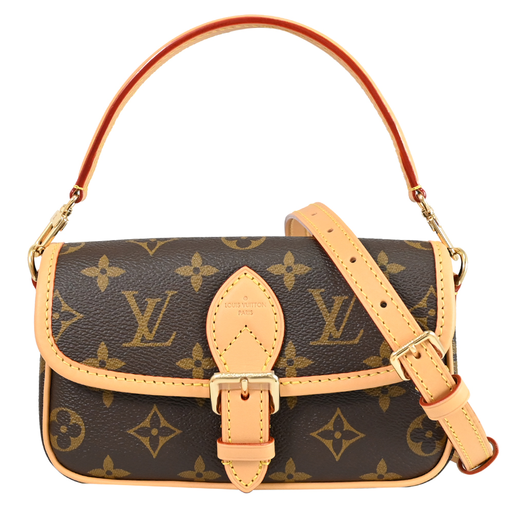 Louis Vuitton 路易威登 LV M83298 Nano Diane 經典花紋迷你手提斜背兩用包 現貨