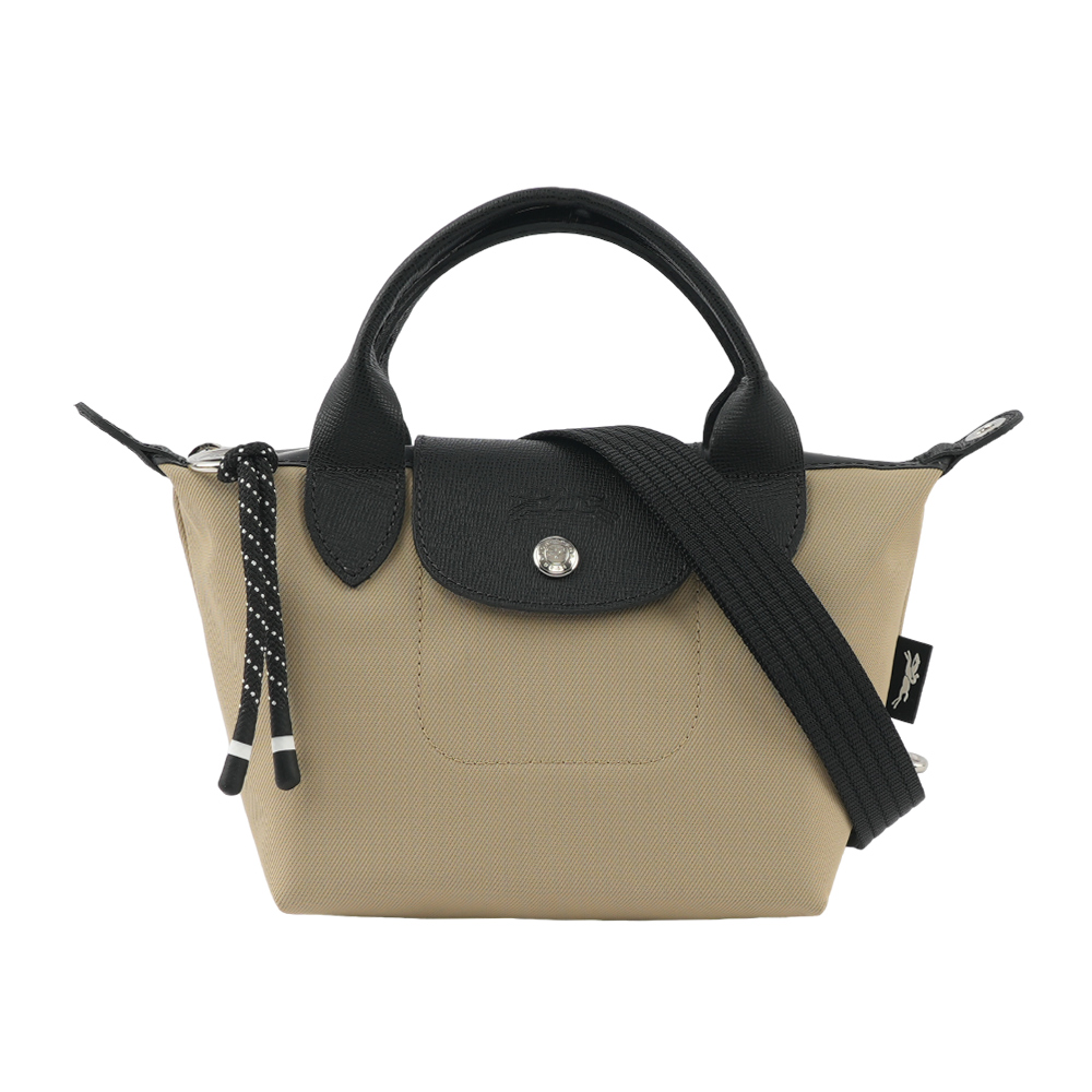 LONGCHAMP LE PLIAGE ENERGY 迷你再生帆布二用包(土褐色) L1500 HSR 299