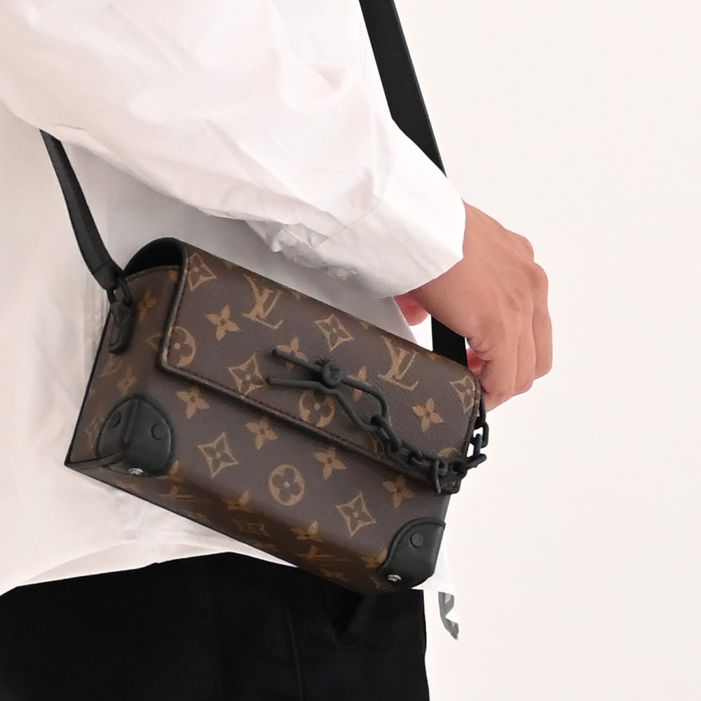 Louis Vuitton 路易威登 LV M83613 Steamer 經典花紋翻蓋斜背小包 現貨