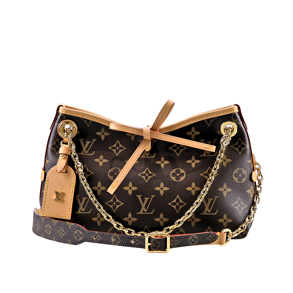 Louis Vuitton 路易威登 M13014 新款CarryAll BB Monogram 帆布鍊帶/斜背包