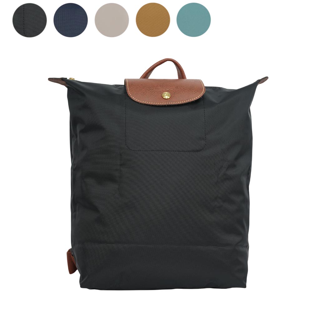 LONGCHAMP Le Pliage Original M 再生帆布中型折疊後揹包(任選) 10284 089