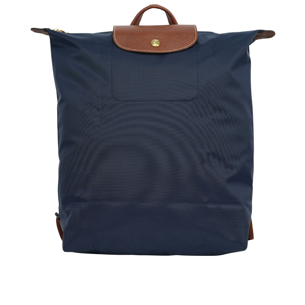 LONGCHAMP Le Pliage Original M 再生帆布中型折疊後揹包(海軍藍) 10284 089 P68