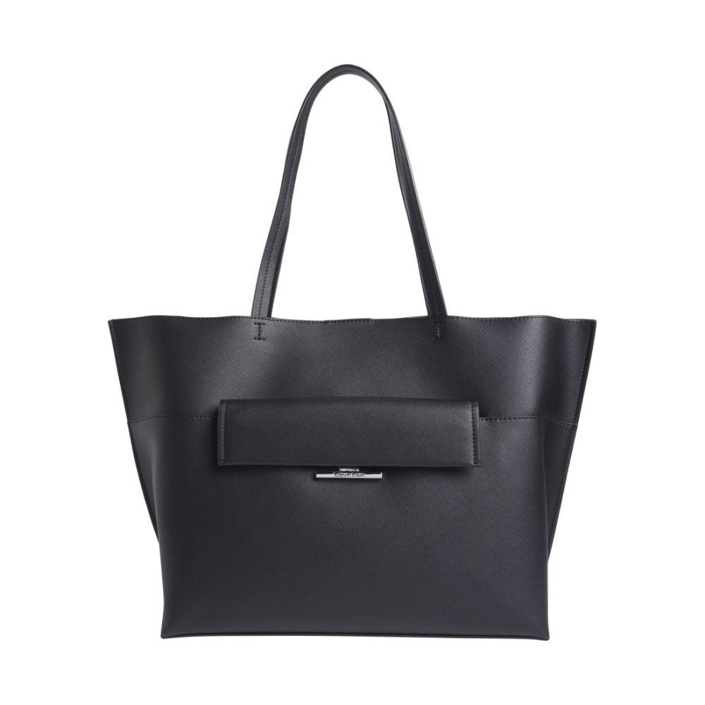 CALVIN KLEIN LINEAR SHOPPER 黑色女款包包