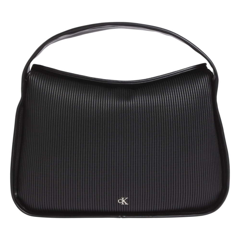 CALVIN KLEIN JEANS RIB SHOULDERBAG 黑色女款包包