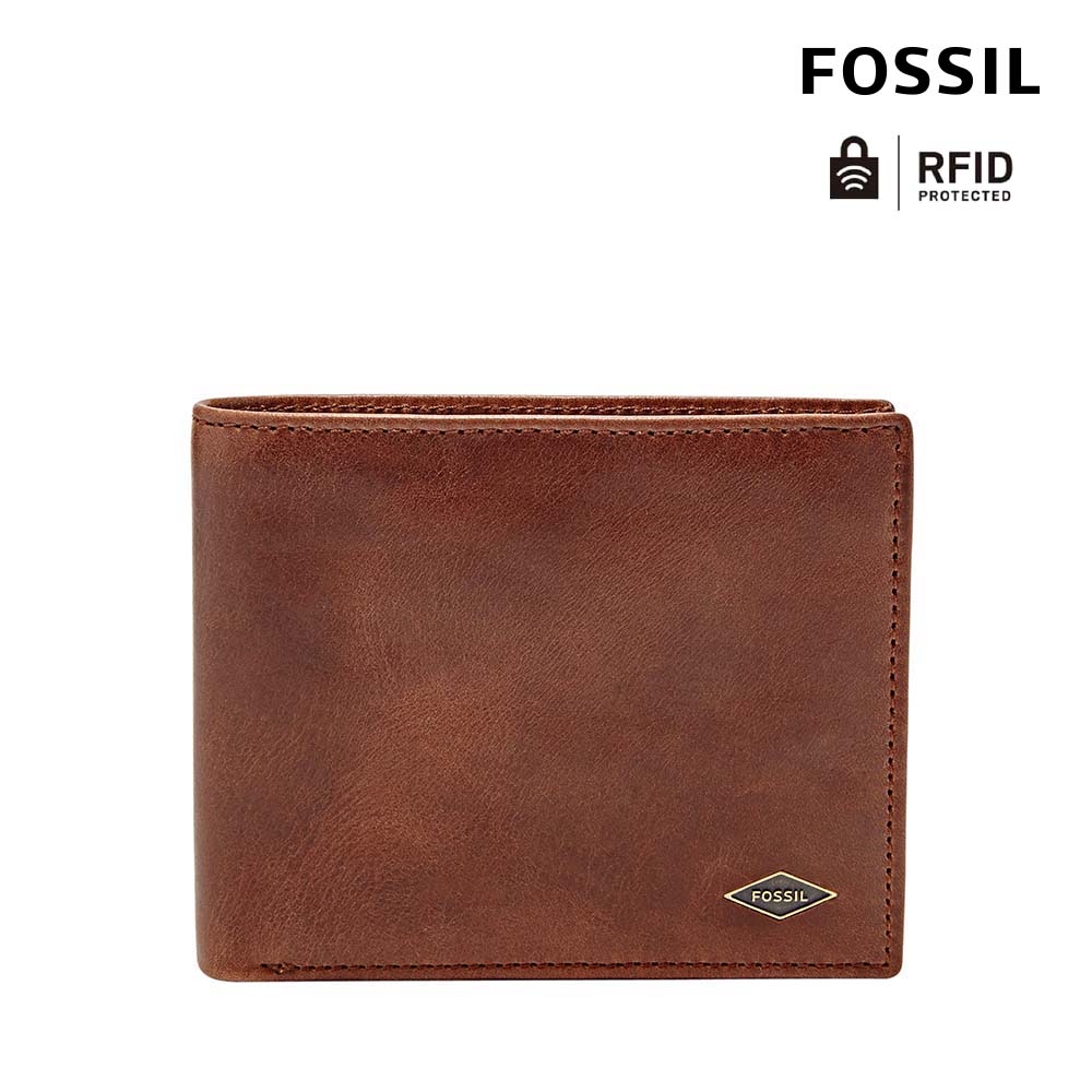 FOSSIL Ryan 經典款男夾-咖啡色 ML3736201