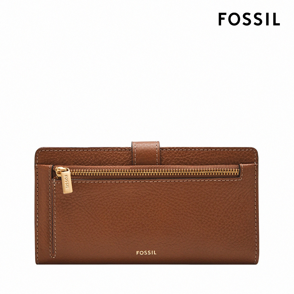 FOSSIL Lennox 真皮金釦長夾-SL10037200
