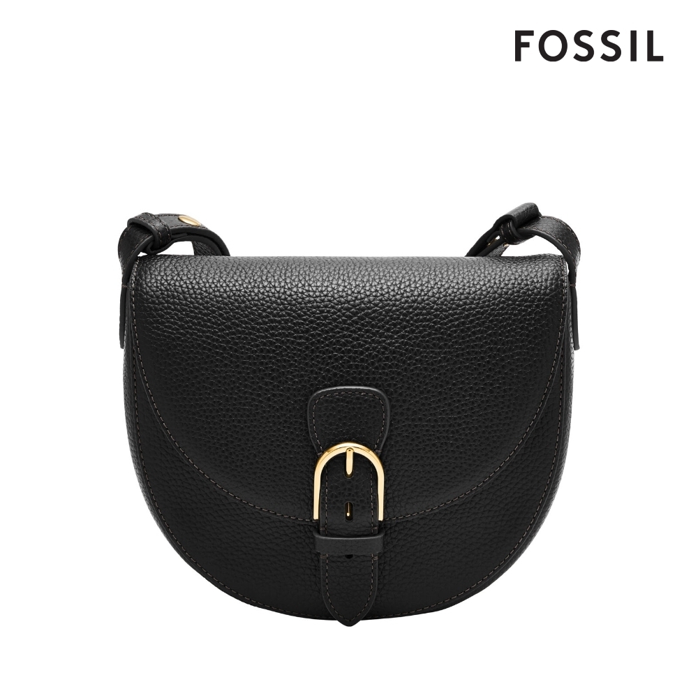 FOSSIL Everleigh 真皮斜背馬鞍包ZB11068001