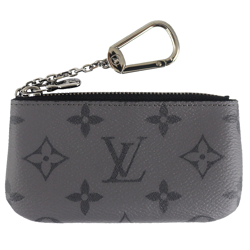 Louis Vuitton 路易威登 Monogram 黑灰LV花紋鑰匙零錢包-M80905